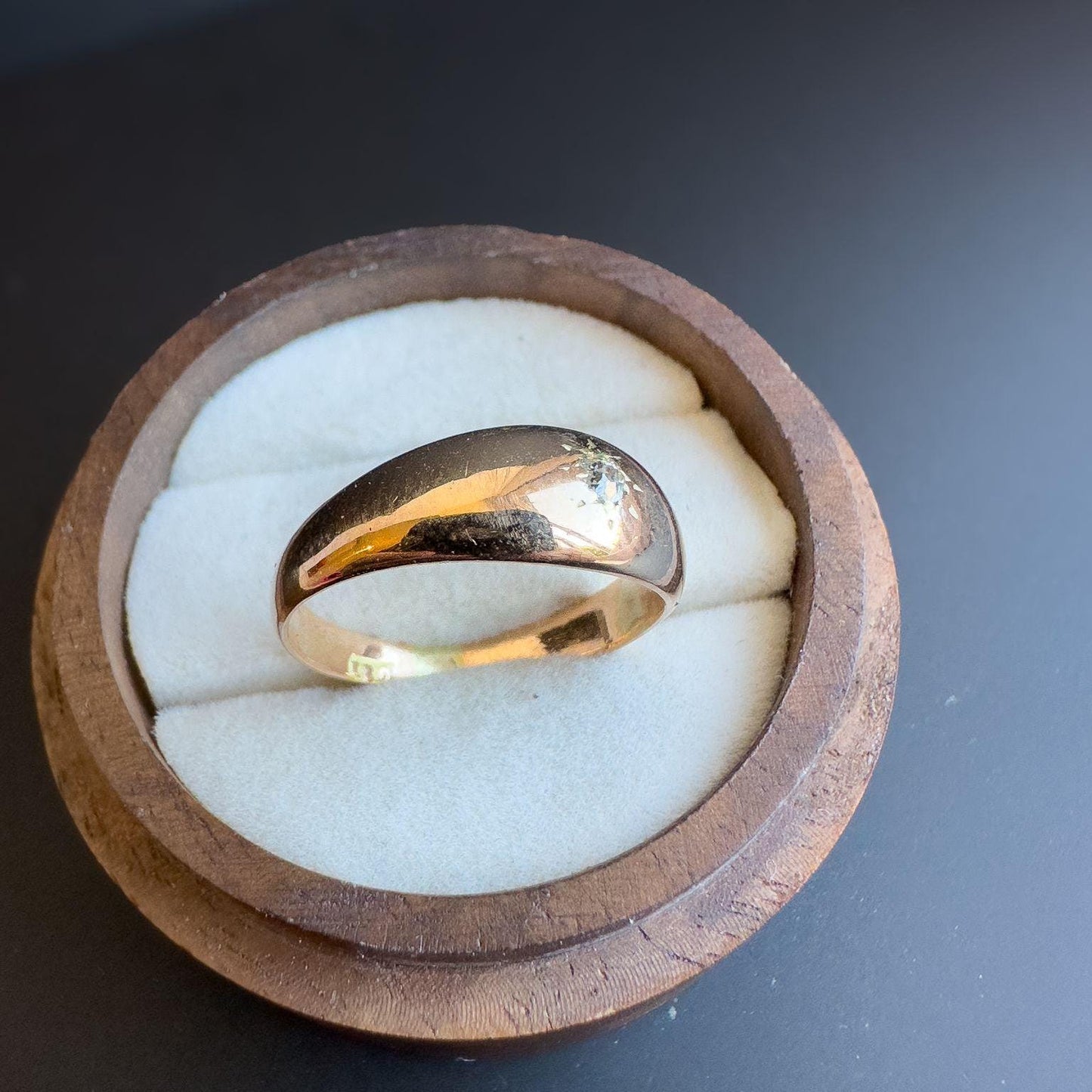 Victorian | 18ct Gold | Solid Gold | Gypsy Diamond Ring | Starburst Set Diamond | Signet Ring | Marked 18ct |