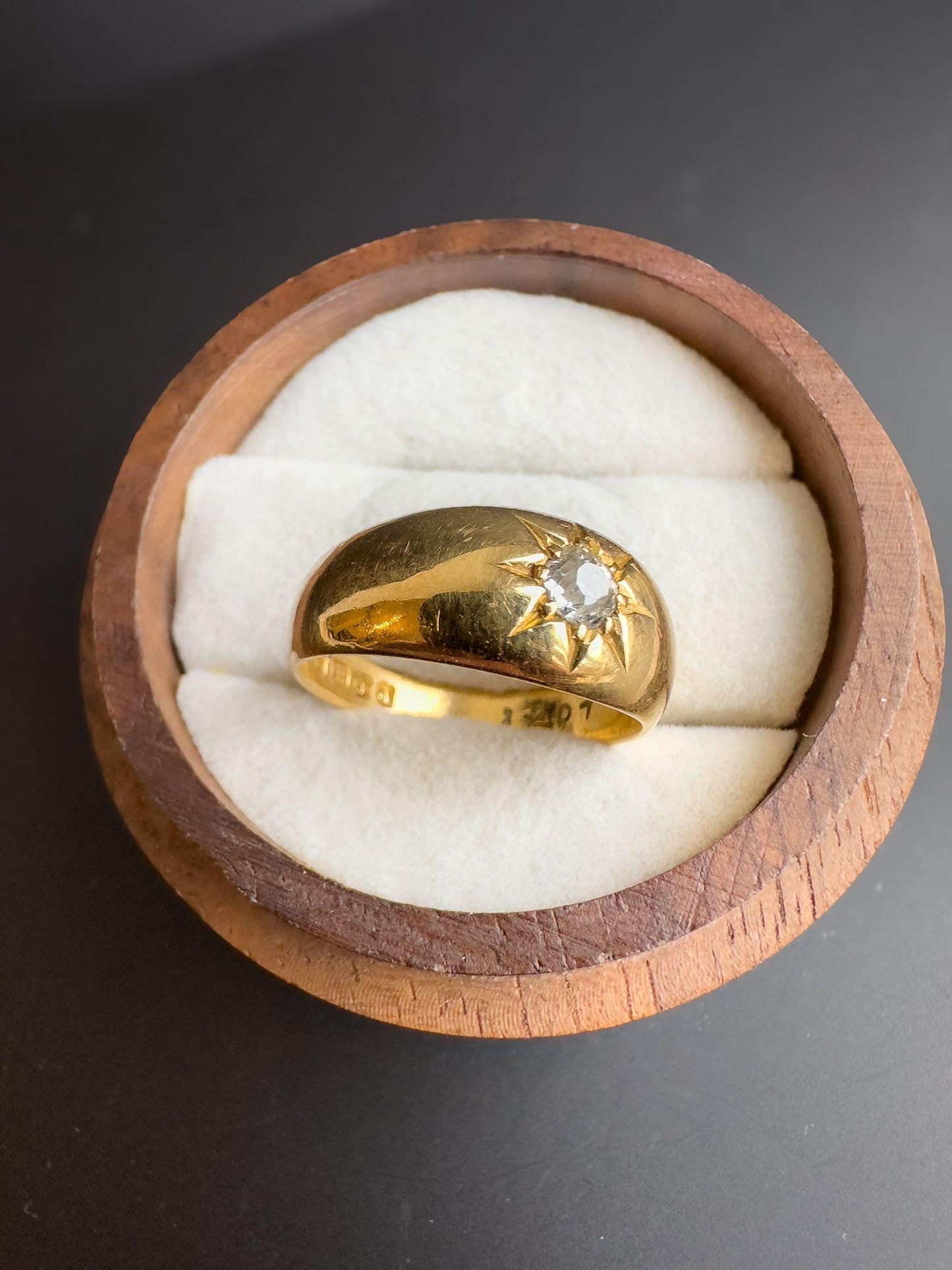 18ct Gold | Victorian | Diamond Gypsy Ring