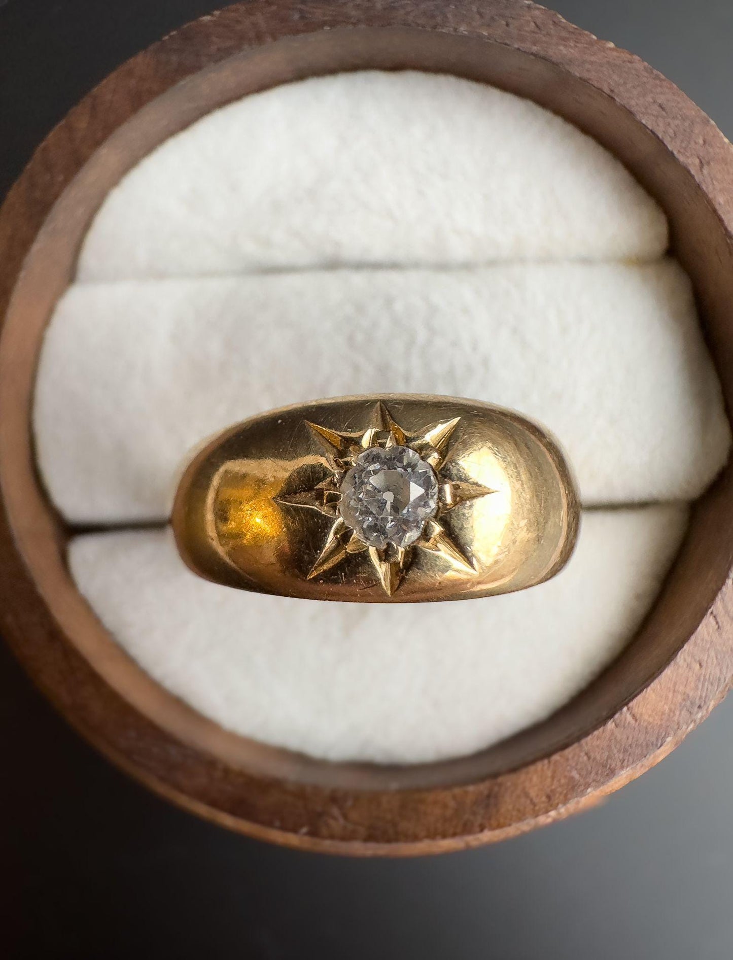 18ct Gold | Victorian | Diamond Gypsy Ring