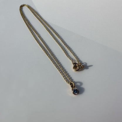 9ct Gold | Vintage | Diamond Drop Pendant & Necklace Set | 0.25ct Diamond |
