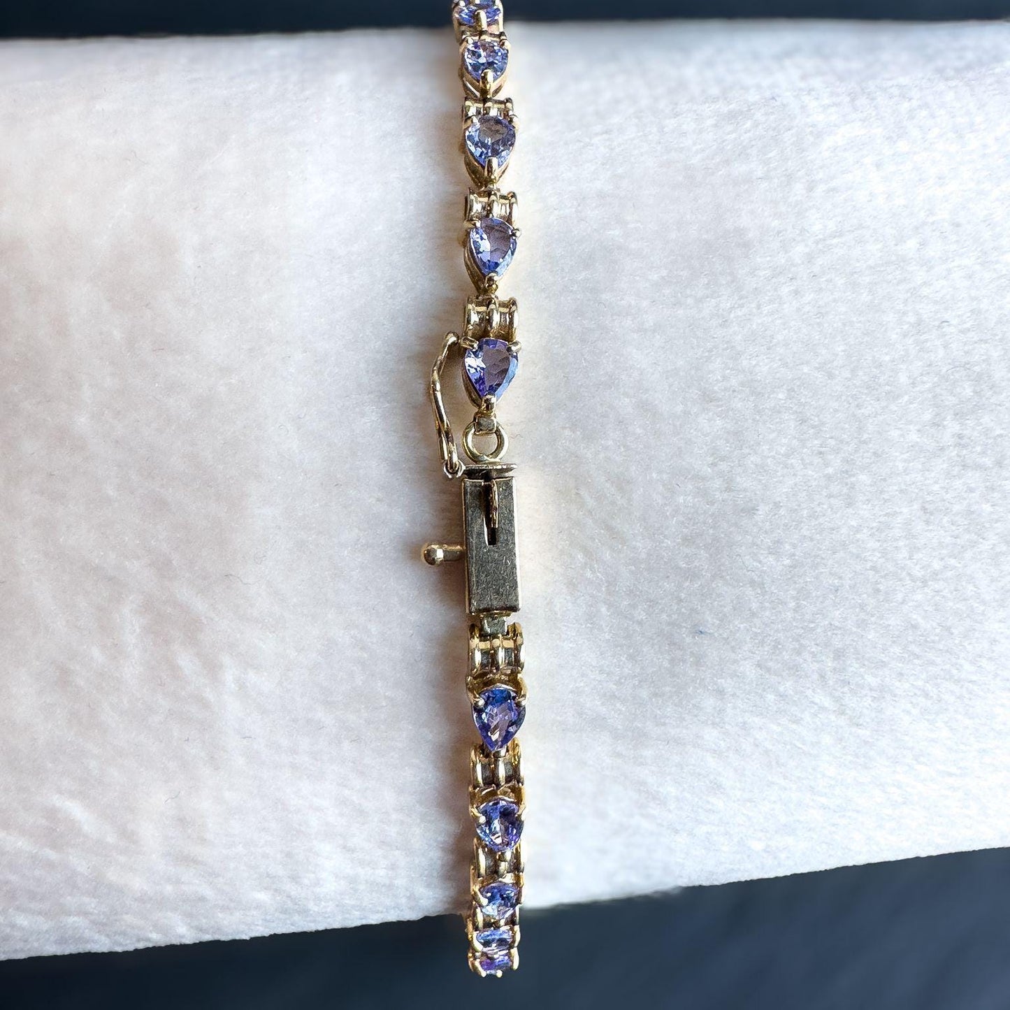 10ct Gold | Vintage Tanzanite Tennis Bracelet |